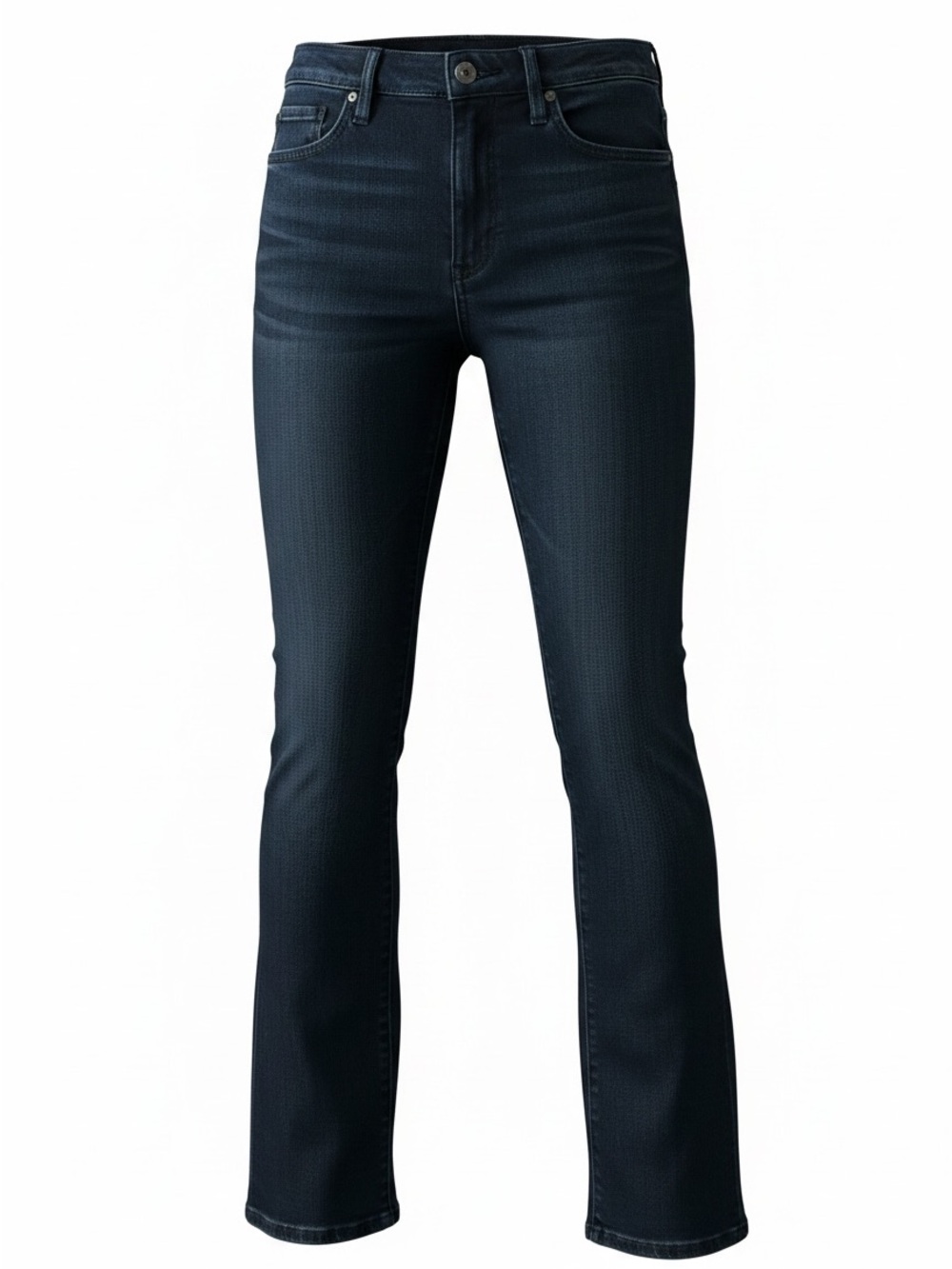Free People Dark Indigo Wide-Leg Flare Jeans